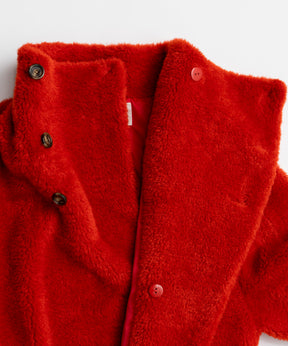 【26WINTER COLLECTION】Stand Collar Boa Coat