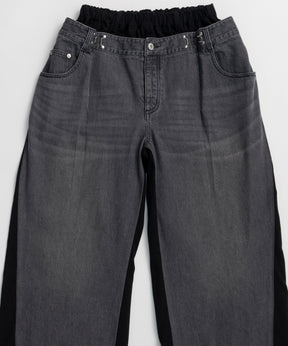 【2026Summer PRE-ORDER】2WAY Back French Terry Denim Pants