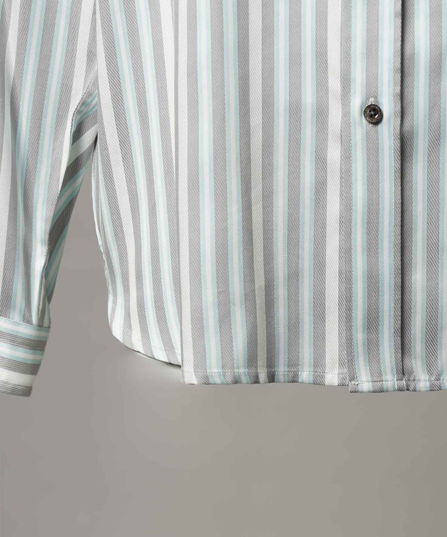Italian Dead Stock Fabric】Prime-Over Regular Collar Shirt