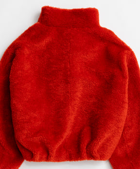 【26WINTER COLLECTION】Stand Collar Boa Coat