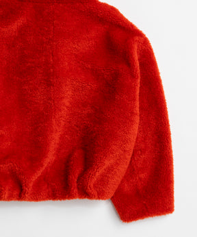 【26WINTER COLLECTION】Stand Collar Boa Coat