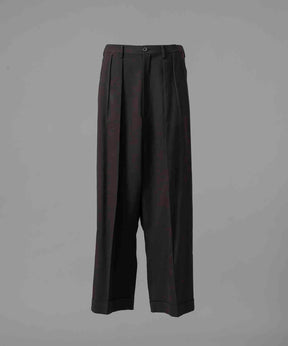 【24AW PRE-ORDER】Prime-Wide Forward Drop Two Tucks Pants