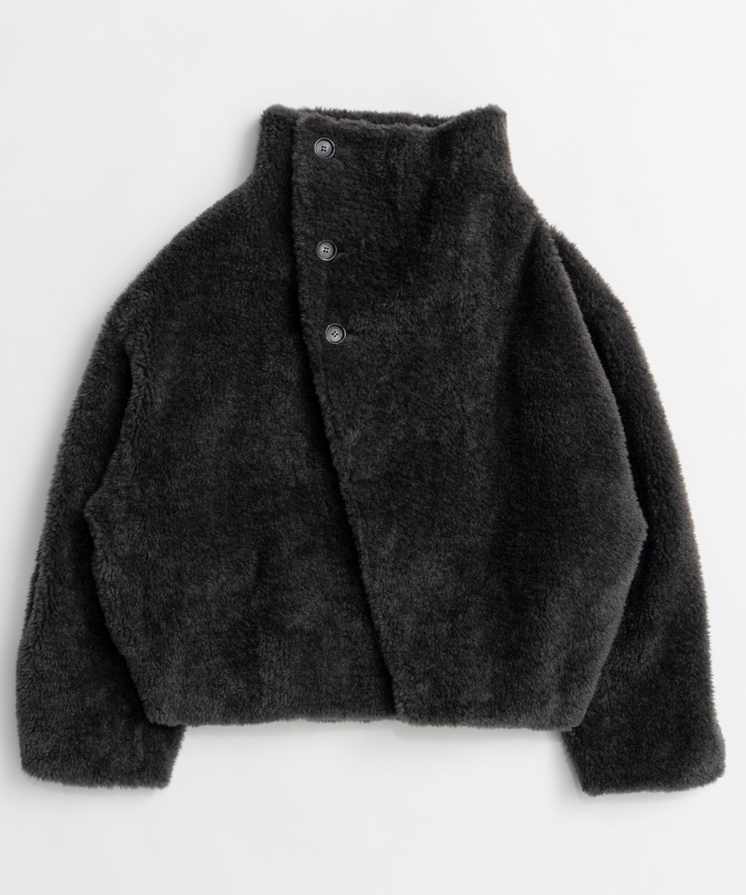 【26WINTER COLLECTION】Stand Collar Boa Coat