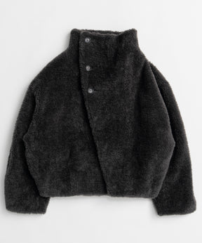 【26WINTER COLLECTION】Stand Collar Boa Coat