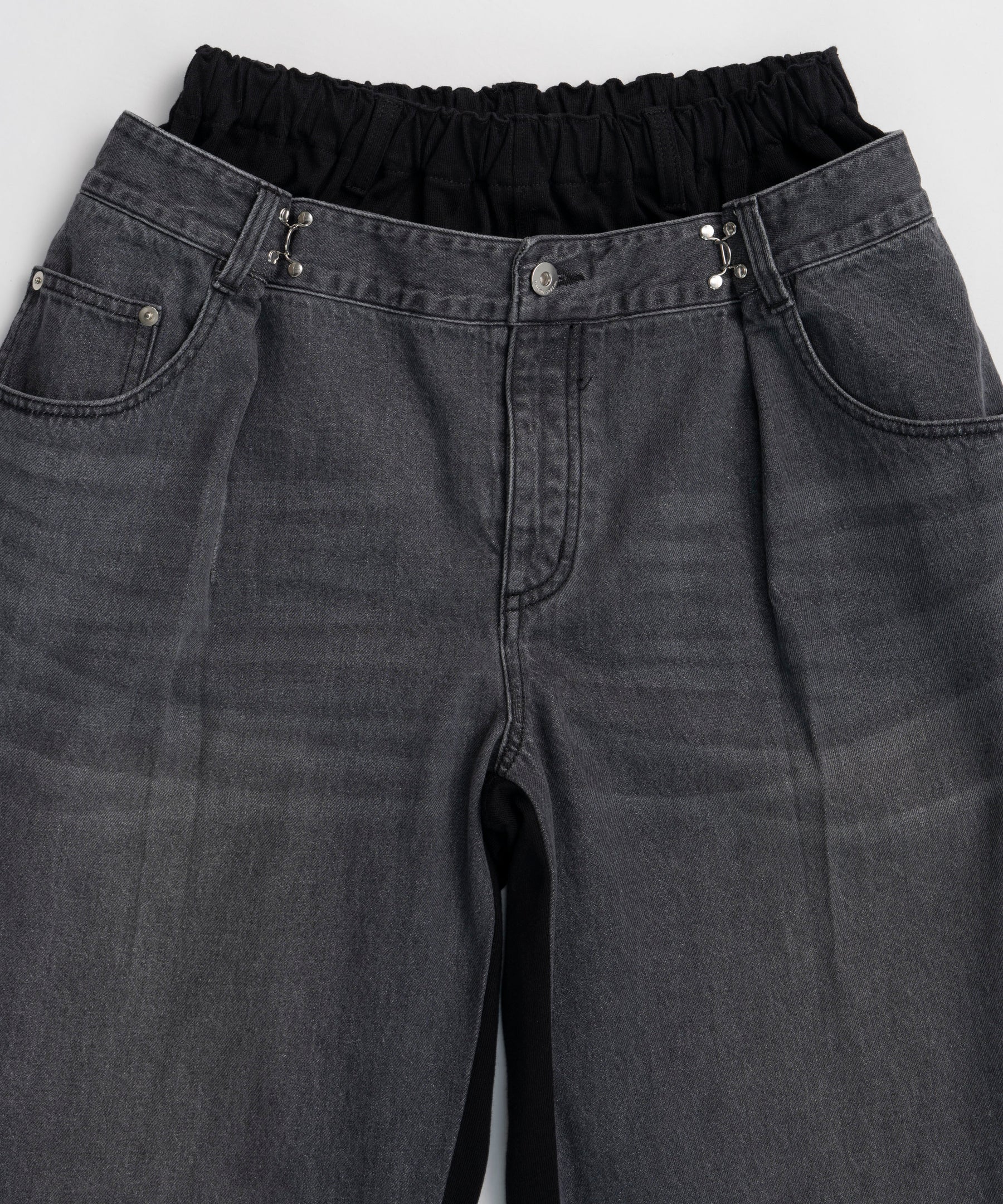 【2026Summer PRE-ORDER】2WAY Back French Terry Denim Pants