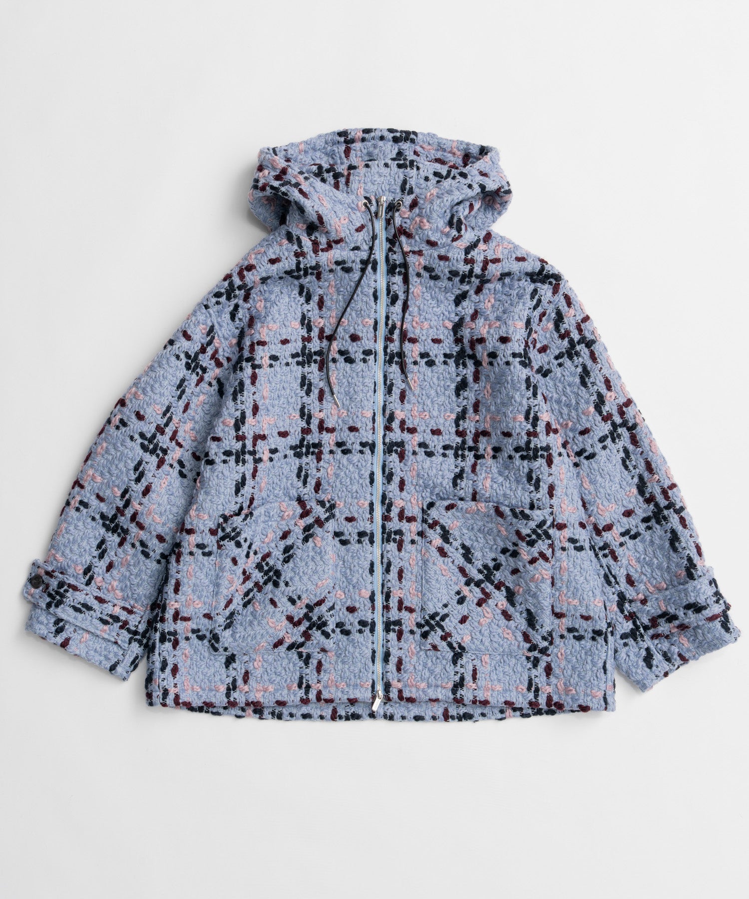 【26WINTER COLLECTION】Tweed Hoodie Coat