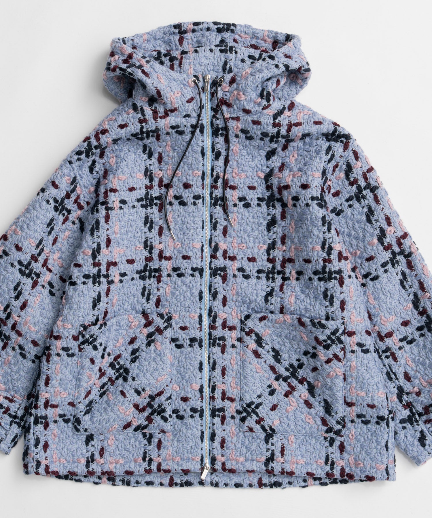 【26WINTER COLLECTION】Tweed Hoodie Coat