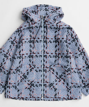 【26WINTER COLLECTION】Tweed Hoodie Coat