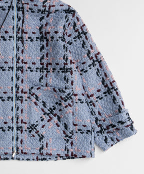 【26WINTER COLLECTION】Tweed Hoodie Coat