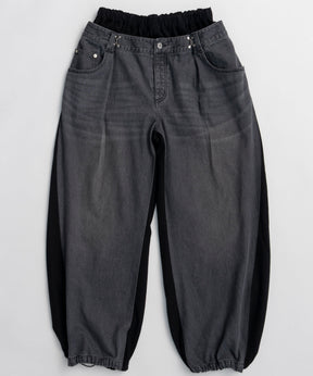 【2026Summer PRE-ORDER】2WAY Back French Terry Denim Pants