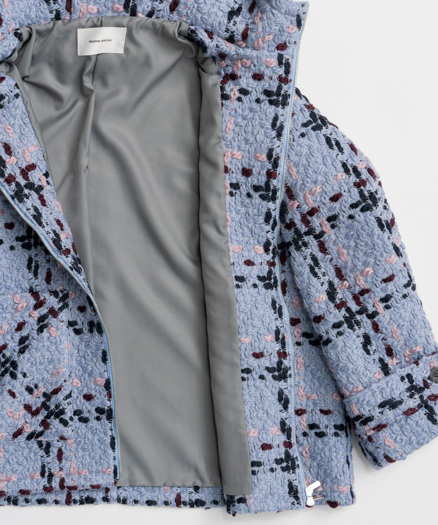 【26WINTER COLLECTION】Tweed Hoodie Coat