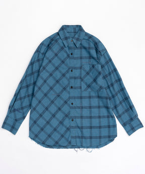 [24Autumn Pre-Order] Random Checkered Oversized Shirt