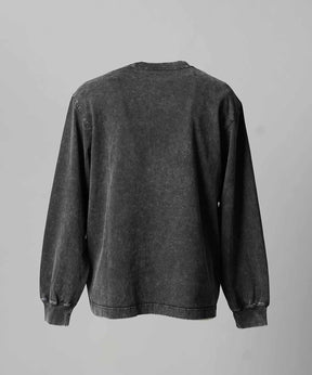 Artist Graphical Embroidery Prime-Over Crew Neck Long Sleeve T-Shirt