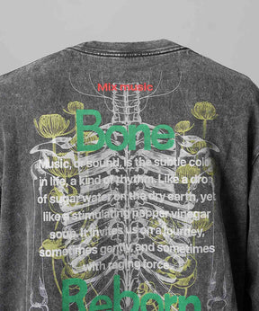 Artist Graphical Embroidery Prime-Over Crew Neck Long Sleeve T-Shirt