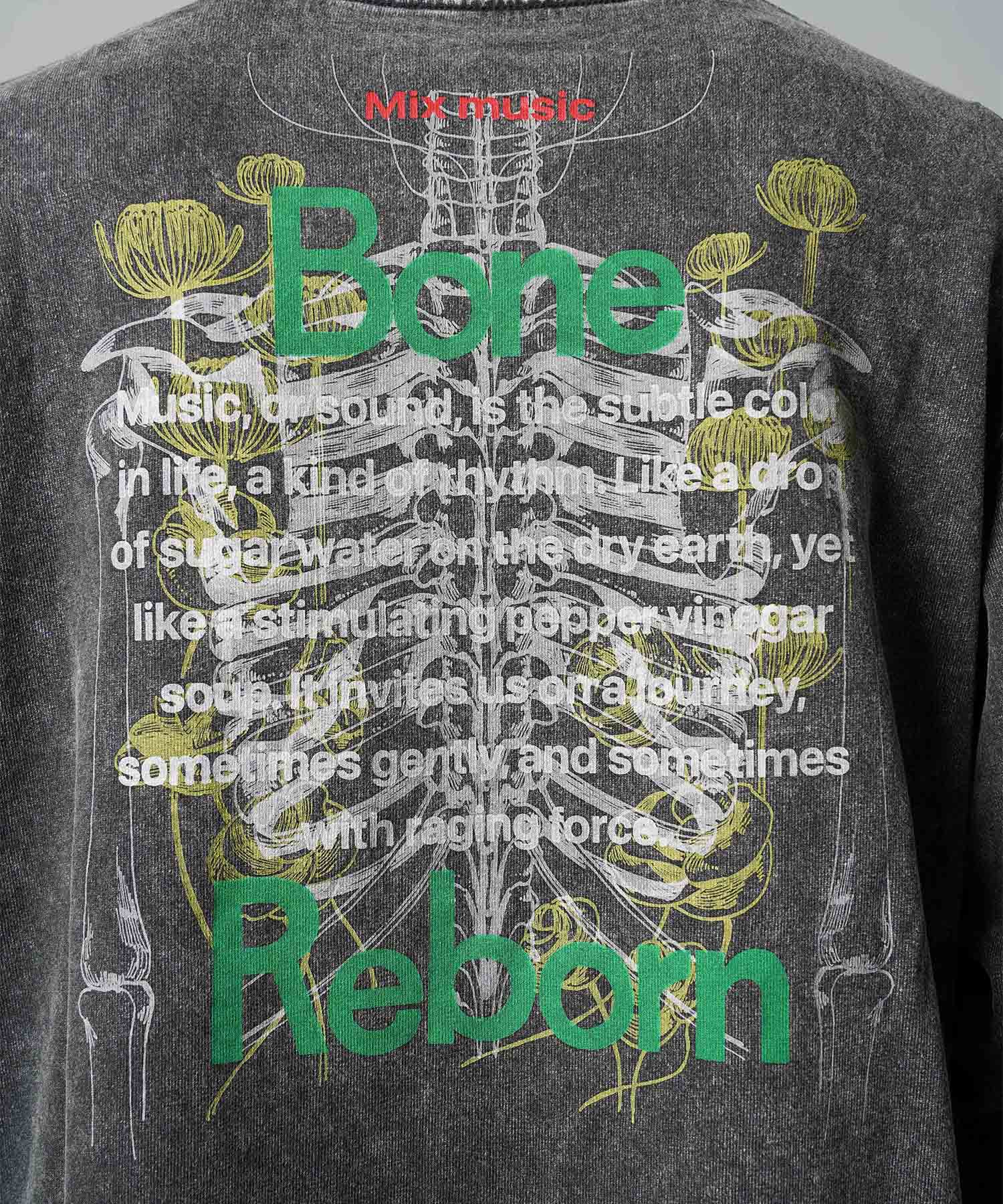 Artist Graphical Embroidery Prime-Over Crew Neck Long Sleeve T-Shirt