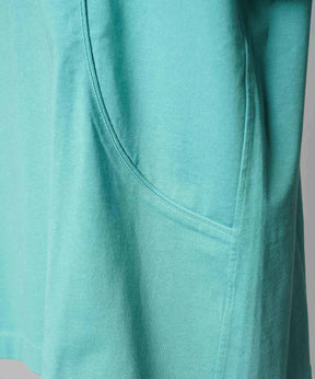 Curve switching Prime-Over Henry Neck Long Sleeve T-Shirt