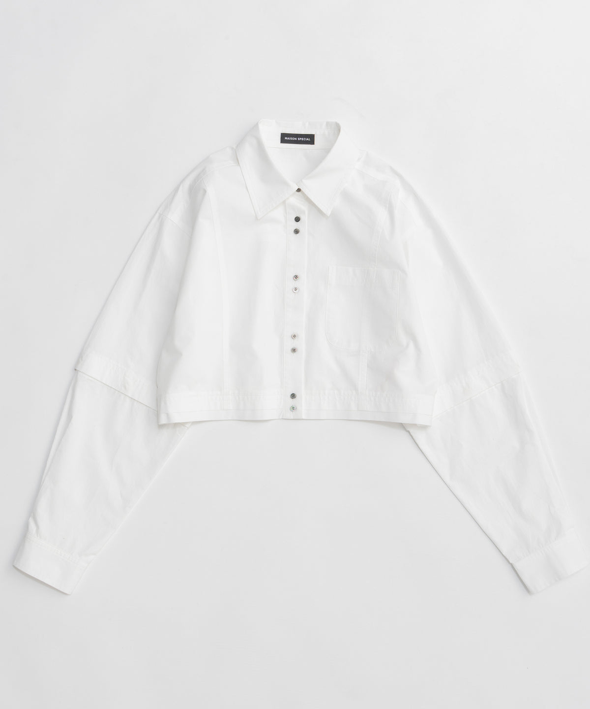 【26SPRING PRE-ORDER】2Way Sleeve Short Shirt