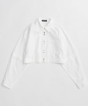 【26SPRING PRE-ORDER】2Way Sleeve Short Shirt
