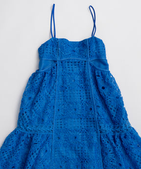 Embroidered Tiered Cami Dress