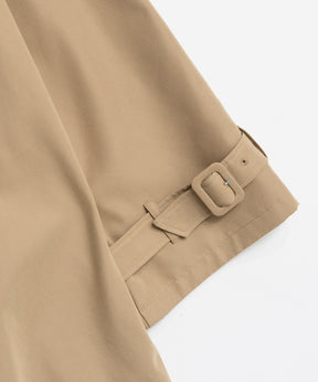 【26SPRING PRE-ORDER】Lace Collar Tent Flare Trench Coat