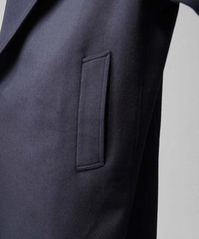 Super140s Prime-Over Melton Double Breasted Coat