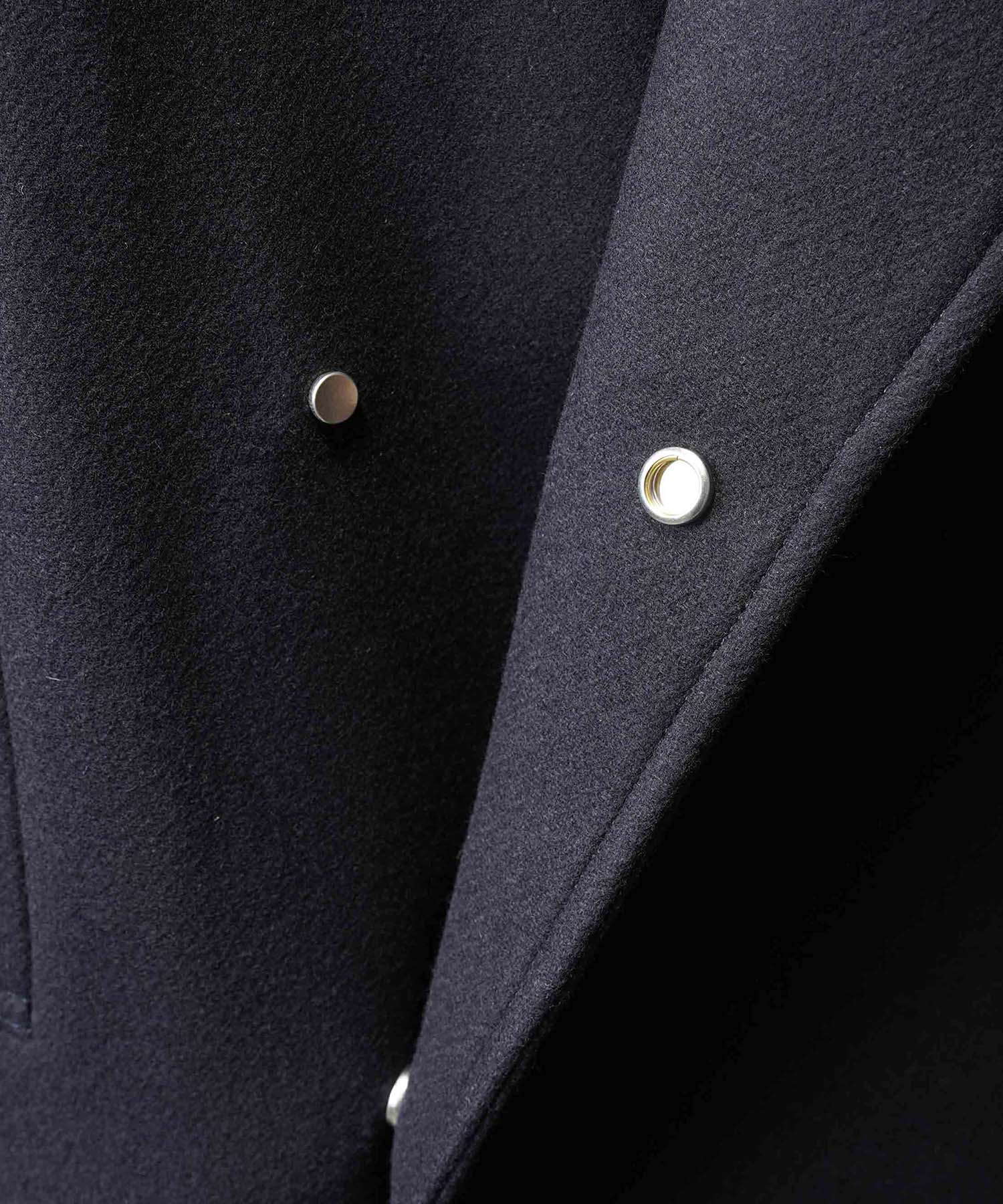 Super140s Prime-Over Melton Double Breasted Coat