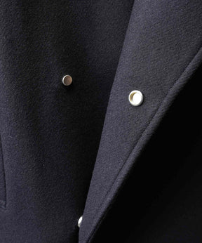 Super140s Prime-Over Melton Double Breasted Coat