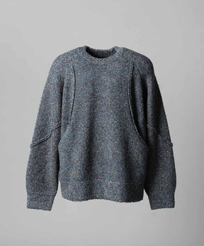 Gradation Short Length Prime-Over V-Neck Knit Pullover