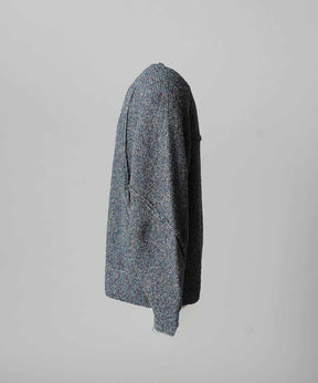 Gradation Short Length Prime-Over V-Neck Knit Pullover