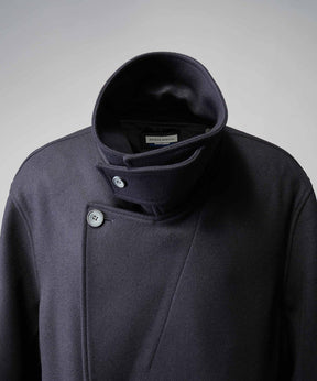 Super140s Prime-Over Melton Double Breasted Coat