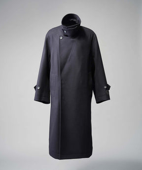 Super140s Prime-Over Melton Double Breasted Coat