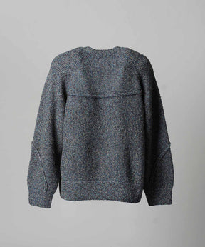 Gradation Short Length Prime-Over V-Neck Knit Pullover