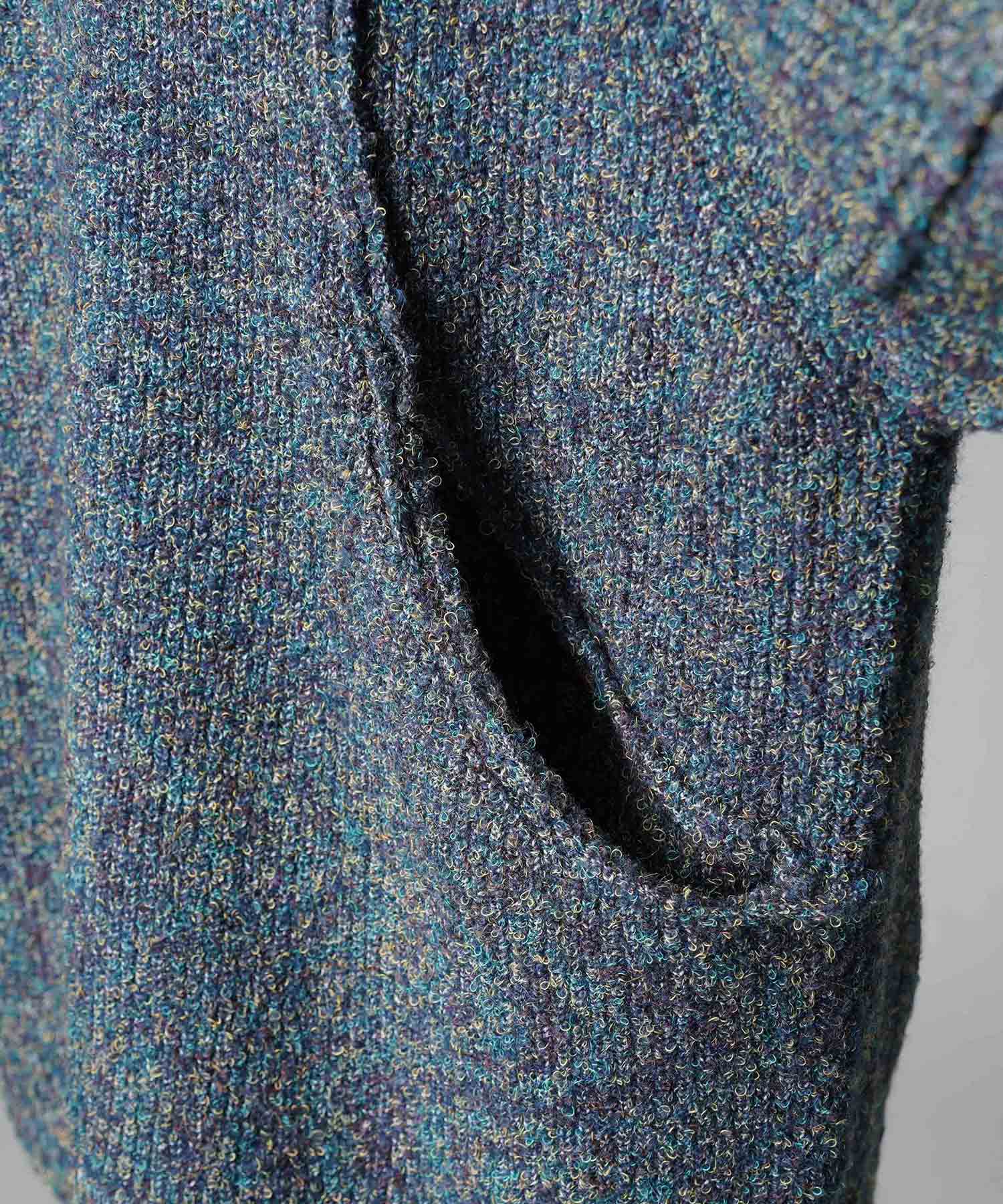 Gradation Short Length Prime-Over V-Neck Knit Pullover