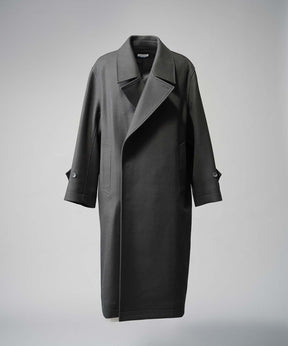 Super140s Prime-Over Melton Double Breasted Coat