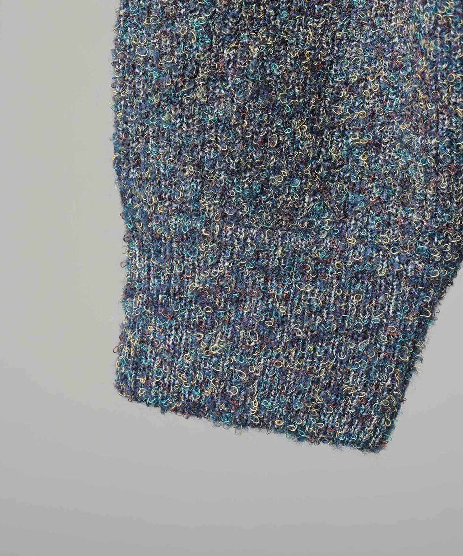 Gradation Short Length Prime-Over V-Neck Knit Pullover