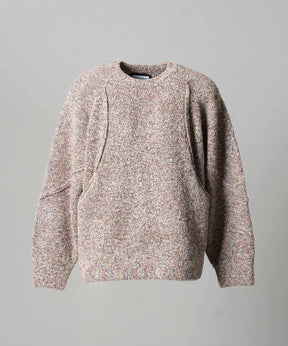 Gradation Short Length Prime-Over V-Neck Knit Pullover