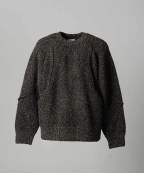 Gradation Short Length Prime-Over V-Neck Knit Pullover