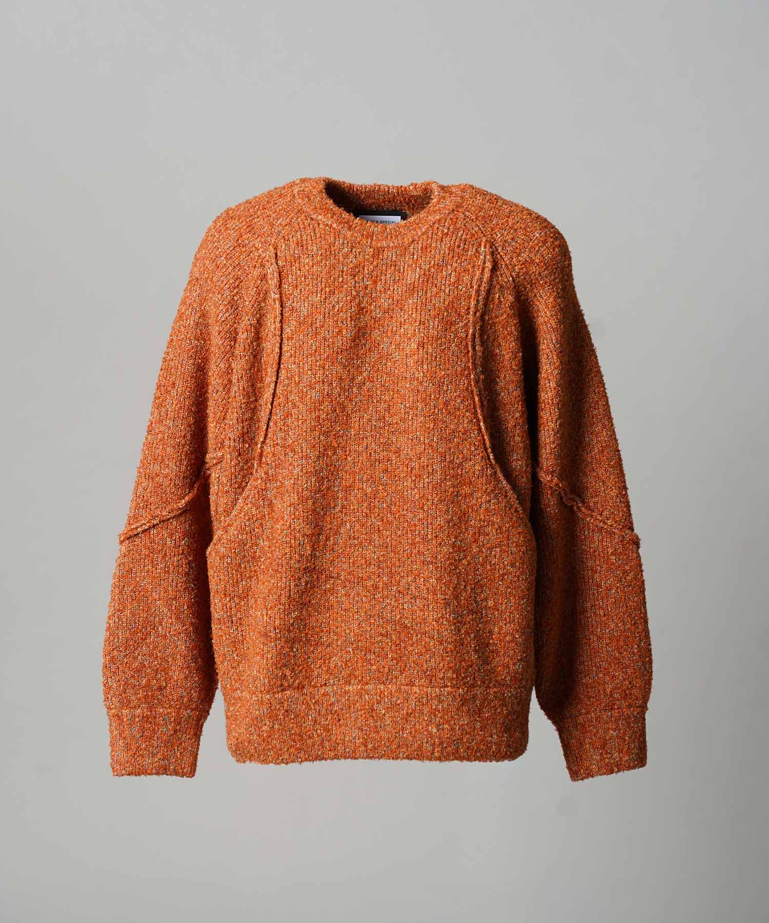Gradation Short Length Prime-Over V-Neck Knit Pullover