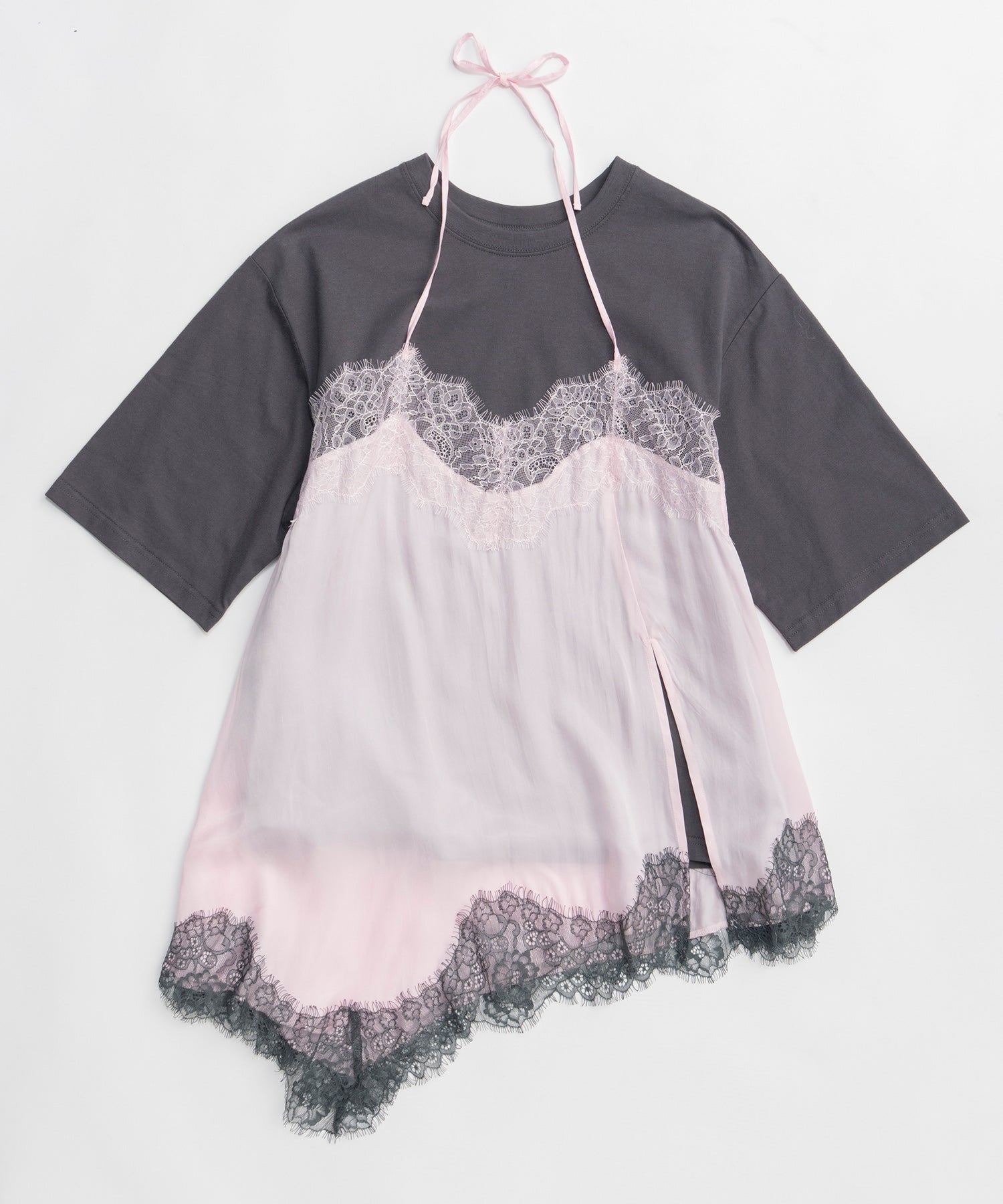 【26SPRING PRE-ORDER】Lace Docking Layered TEE