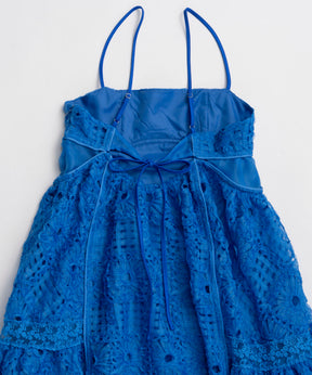 Embroidered Tiered Cami Dress