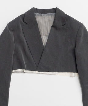 [26SPRING PRE-ORDER] 백튤 숏자켓