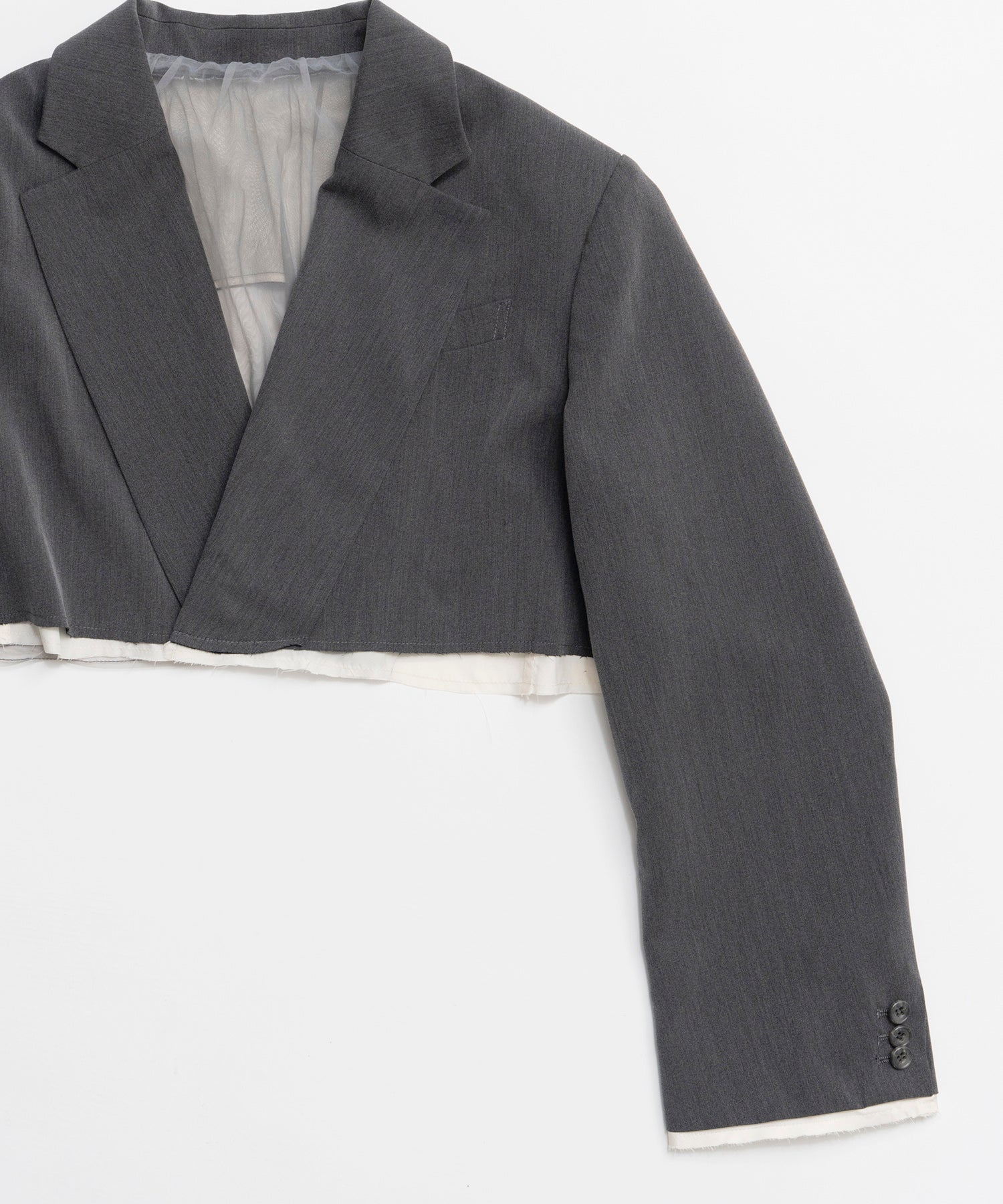 [26SPRING PRE-ORDER] 백튤 숏자켓