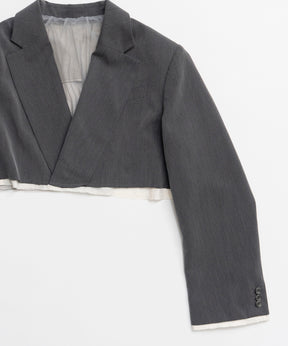 [26SPRING PRE-ORDER] 백튤 숏자켓