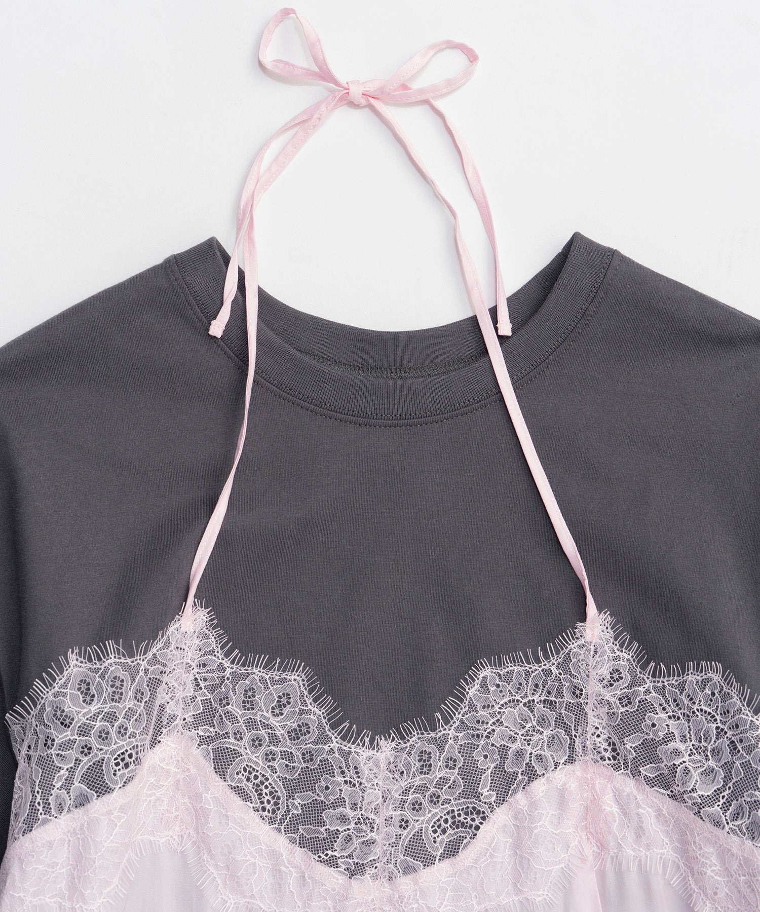 【26SPRING PRE-ORDER】Lace Docking Layered TEE