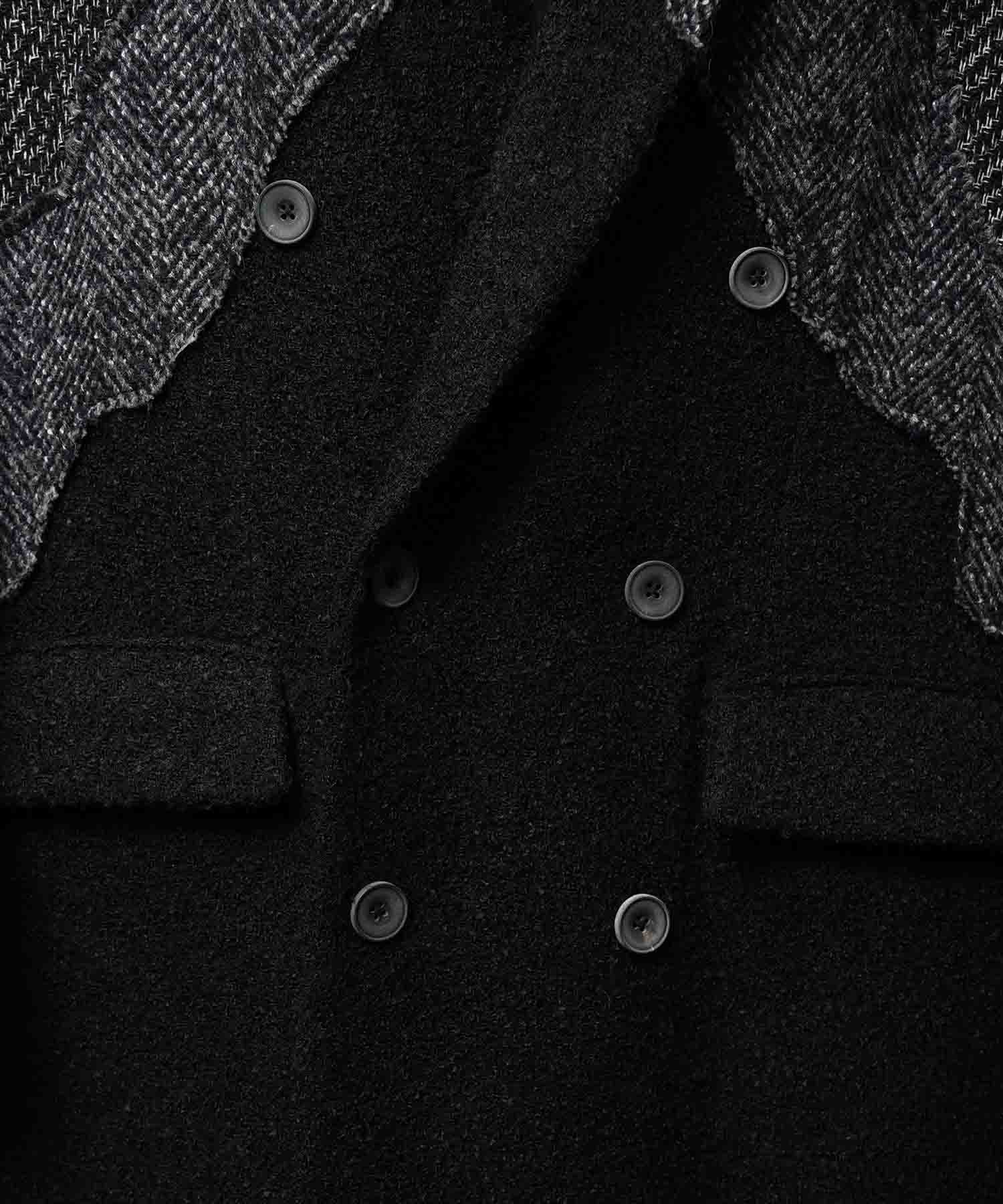 25AW PRE-ORDER】Zigzag Different Material Docking Prime-Over