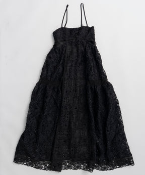 Embroidered Tiered Cami Dress