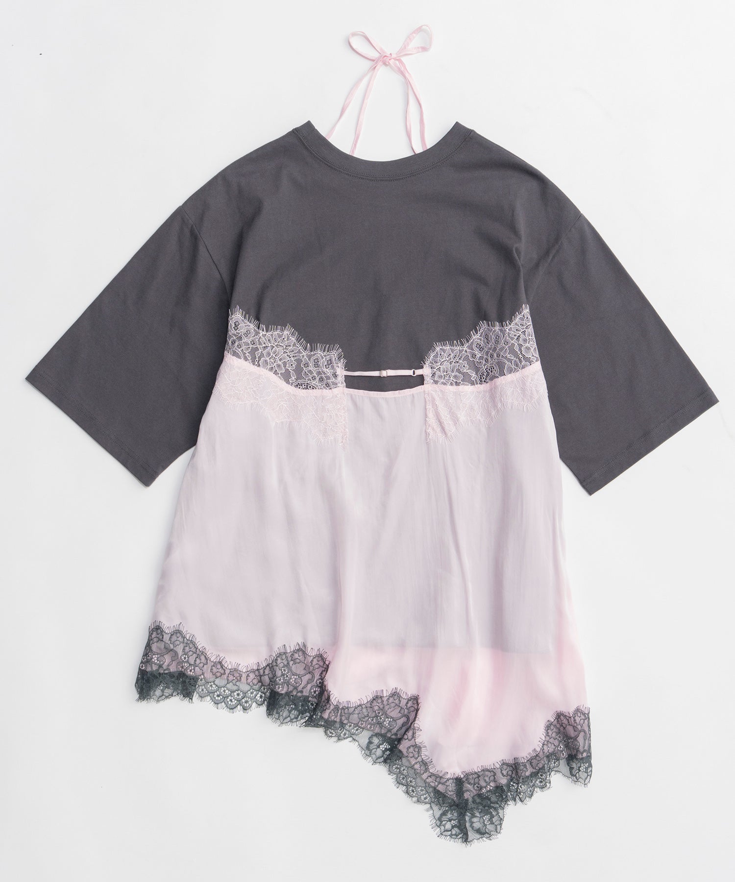 【26SPRING PRE-ORDER】Lace Docking Layered TEE