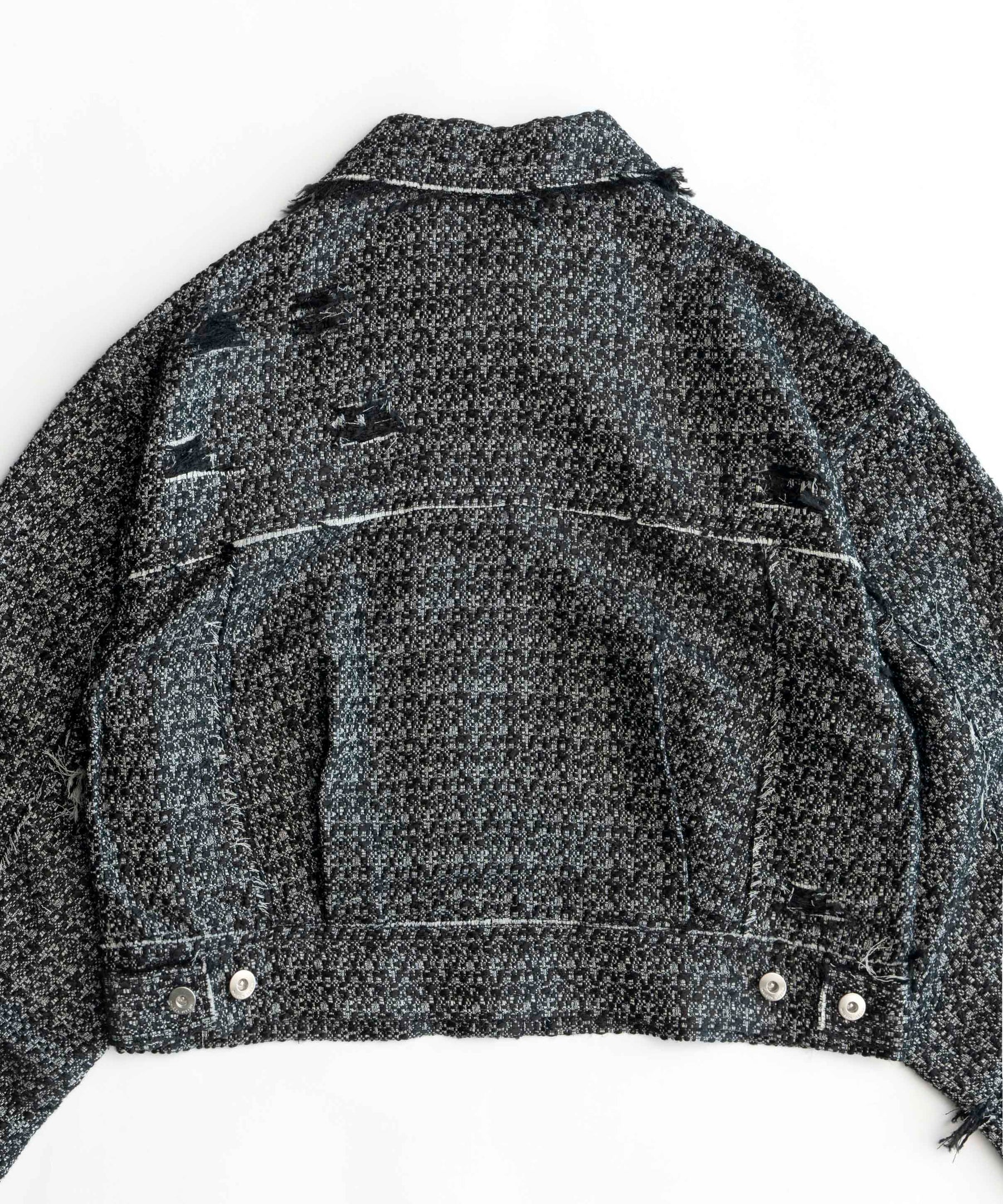 タグ付き新品 定価5.3万 Uhr Tweed Shirt Jacket グレーVERYboutique