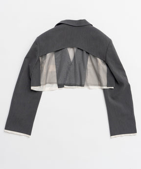 [26SPRING PRE-ORDER] 백튤 숏자켓