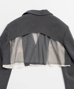 [26SPRING PRE-ORDER] 백튤 숏자켓